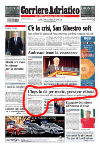 Corriere Adriatico del 28.12.11