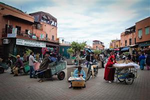 Marrakech - Venditori ambulanti